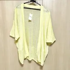 レディース　イエロー　カーディガンのサムネイル