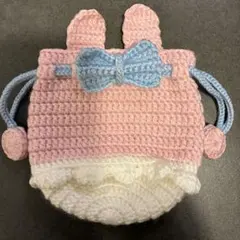 【おさかな様専用】おぱんちゅうさぎ風ポーチのサムネイル