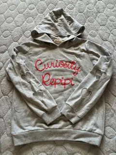 repipi armario グレー フード付きパーカー M