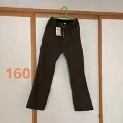 新品 mont-bell ストレッチカーゴパンツ キッズ160 カーキグリーン