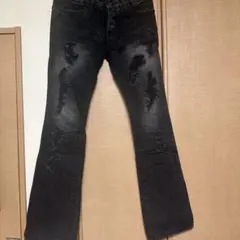 FUGA ブラックダメージリペアパンツ 当時物 サイズ44