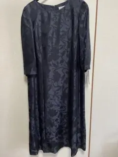 花柄ダークネイビーワンピース 15AR