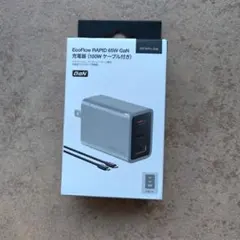 EcoFlow RAPID 65W GaN 充電器 (100Wケーブル付き)