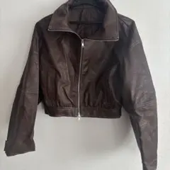 グレイル合皮ジャケット