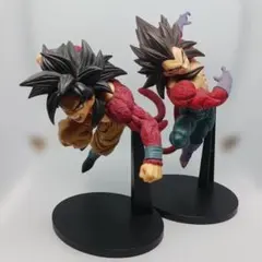 超人技画 ドラゴンボールGT 悟空 ベジータ フィギュアセットss4