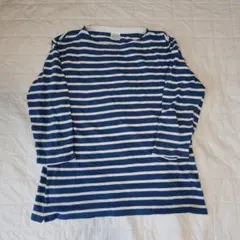 Authentic Wear ボーダー 七分袖 カットソーのサムネイル