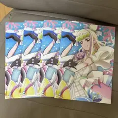 アニメディア　10月号　付録　キミとアイドルプリキュア　ポスター　4枚