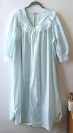 美品Apostrophe ネグリジェ&ガウンミントグリーン 　サイズL