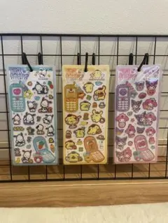 【正規品】平成はっぴーフォン　サンリオ　3点シールセット