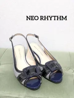 NEO RHYTHM オープントゥ サンダル 23.5cmのサムネイル