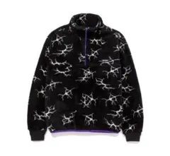 HUF クラックパターン フリースジャケット