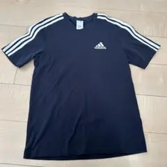 adidas アディダス　半袖　Tシャツ　ネイビー　S