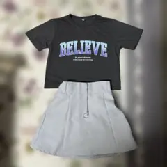 半袖Tシャツ スカート 2点セット