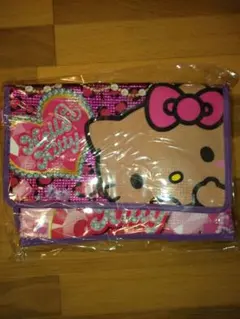 日焼けキティ 保温保冷BIGクリアバッグ(HKグリッターピンク)ヒョウ柄