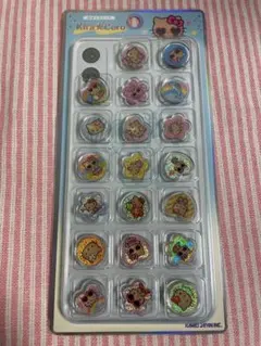 サンリオ　おはじきシール　日焼けキティ