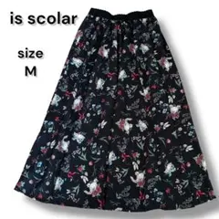 is scolar イズスカラー ロングスカート ボタニカル 猫柄 花柄のサムネイル