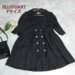 ジルスチュアート　ワンピース　チュニック　サイズ0　F　レース襟　五分〜七分袖