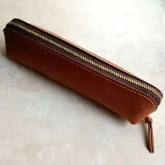 吉田正尚様専用】オーダー イタリアンレザーペンケース - メルカリ