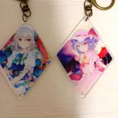 東方　十六夜咲夜　レミリア・スカーレット　キーホルダーセット