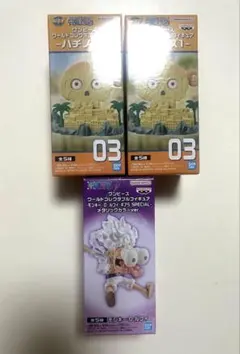 ワールドコレクタブルフィギュア　ハチノス1　03 ギア5 ニカ 04