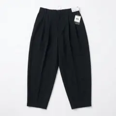 新品タグ付✨ユニクロ UNIQLO リネンブレンド バレルレッグパンツXXL 블랙