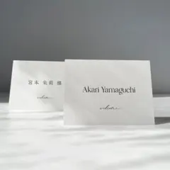 ˗ˏˋ 選べる6種のデザイン　席札_15　ウェディング　結婚式 　席札