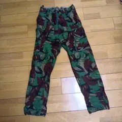 60sイギリス軍 ミリタリーカモ柄カーゴパンツ