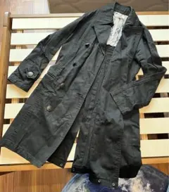 【レディース】￼グリーフル　トレンチコート　ブラック