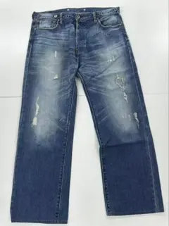 Levi's リーバイス 201 シンチバック ダメージ加工 デニムパンツW34のサムネイル