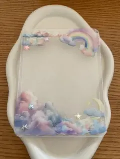 硬質ケース　シールデコ　　B8 ブロマイド　トレカケース　ハンドメイド