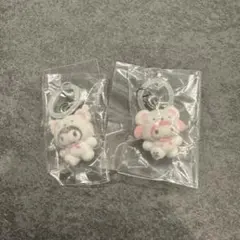 サンリオキャラクターズ めじるしアクセサリー ふわふわスノー クロミ　マイメロ