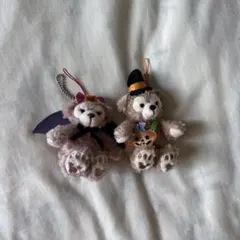 ダッフィー シェリーメイ　2016 ハロウィン　ぬいぐるみ ストラップ