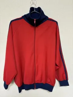 adidas トラックジャケット レッド/ネイビー