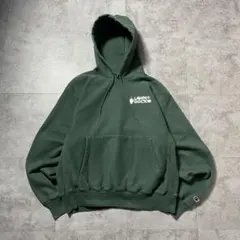 00's チャンピオン　プレミアムリバースウィーブ　企業プリント　パーカー