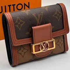 IC 極美品 綺麗 ルイヴィトン モノグラム ドーフィーヌ コンパクト 三つ折り