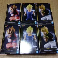 6点セット　ドラゴンボール Grandista 孫悟空　ベジータ　ゴジータ