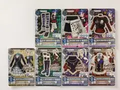 初期第3弾 排出版 藤堂ユリカ 霧矢あおい 計7枚 レアノーマル アイカツカード