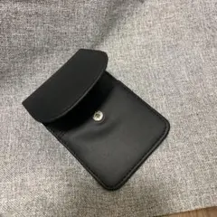 ブラックレザー カードケース 二つ折り　bio atmos