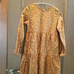 UNIQLO 花柄 長袖ワンピース 140