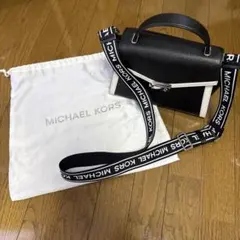 MICHAEL KORS ショルダーバッグ 黒/白