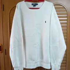 Polo by Ralph Lauren ホワイト トレーナーL