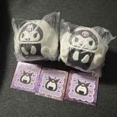 にっこりーノ×サンリオ　ぬいぐるみマスコット　クロミ　2個セット