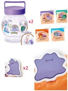 ポケモン コメダ珈琲店 ミニダルマ風小物入れ 豆菓子風チャーム ピック