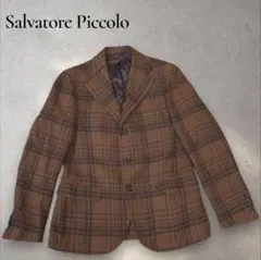 De Petrillo ツイード テーラードジャケット イタリア製 ベージュ