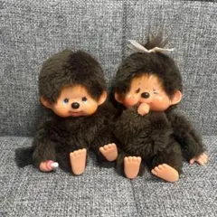 昭和レトロ 初代 ふた子のモンチッチ 当時物 セキグチ ブルーアイ