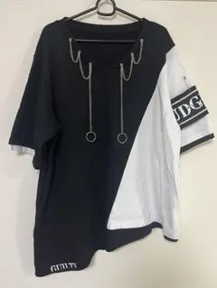 【商品説明・写真要確認】favorite 白黒付けるジャッジメントTシャツ