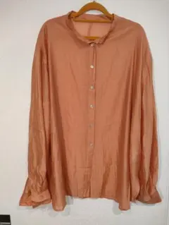 Ungrid　シアーオーバーシャツ　オレンジ