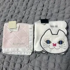 【新品】JILLSTUART ANNA SUI ハンカチ 2枚セット ピンク 白のサムネイル