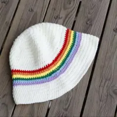 【残り２点】オールシーズン 男女兼用 ラスタ クラッシャーハット 帽子 おしゃれ