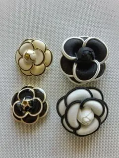 カメリアブローチ４個 セット